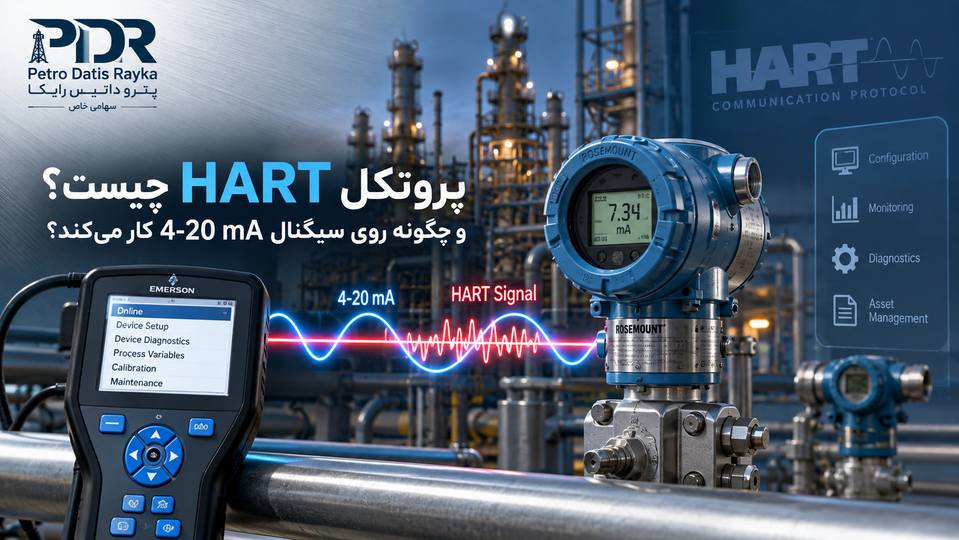 پروتکل HART چیست و چگونه روی سیگنال 4-20 mA کار میکند؟
