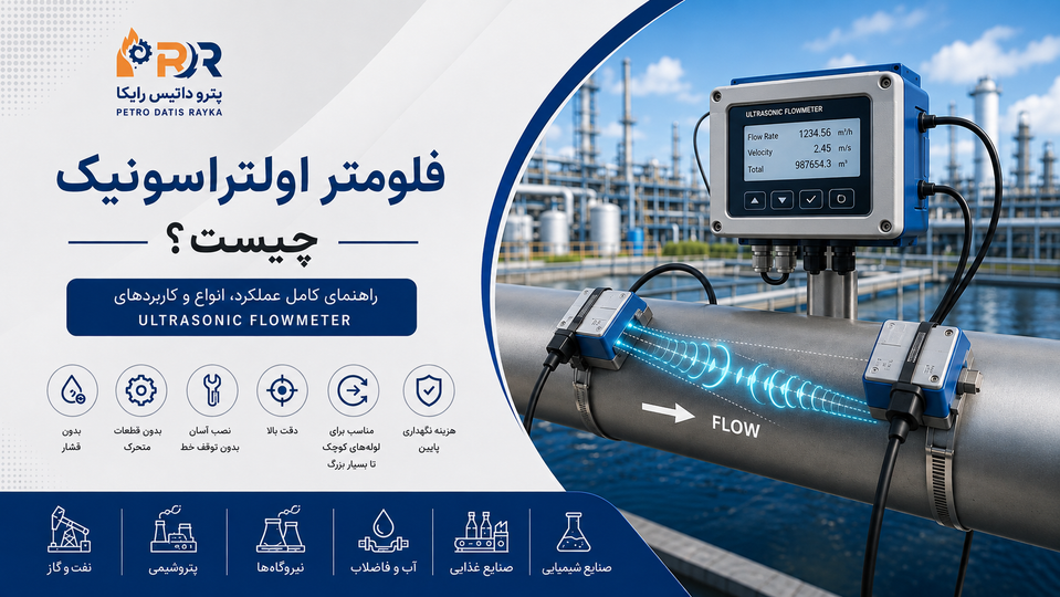 فلومتر اولتراسونیک چیست؟ راهنمای کامل Ultrasonic Flowmeter، نحوه عملکرد، مزایا و کاربردها