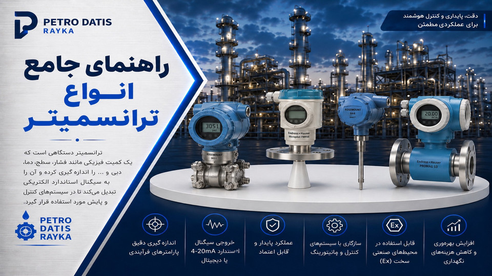 ترانسمیتر چیست؟ راهنمای جامع انواع ترانسمیتر ،Transmitter، نحوه عملکرد، کاربردها و تفاوت با سنسور