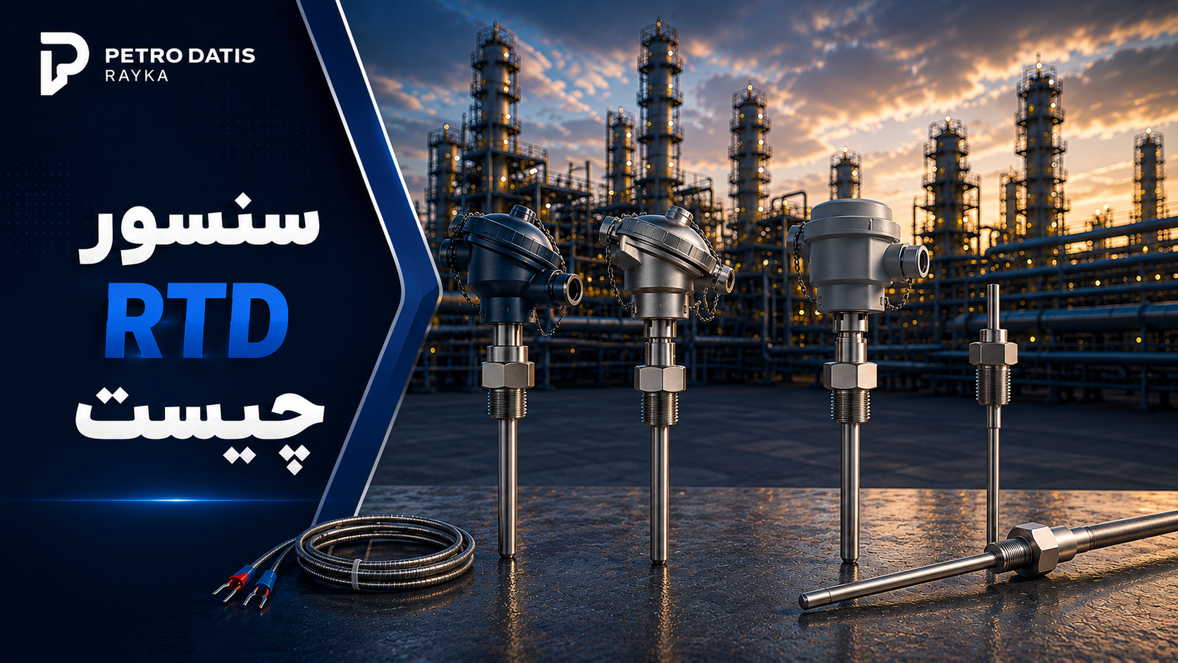 سنسور RTD چیست؟ راهنمای جامع RTD، انواع، نحوه عملکرد، استانداردها و کاربردها