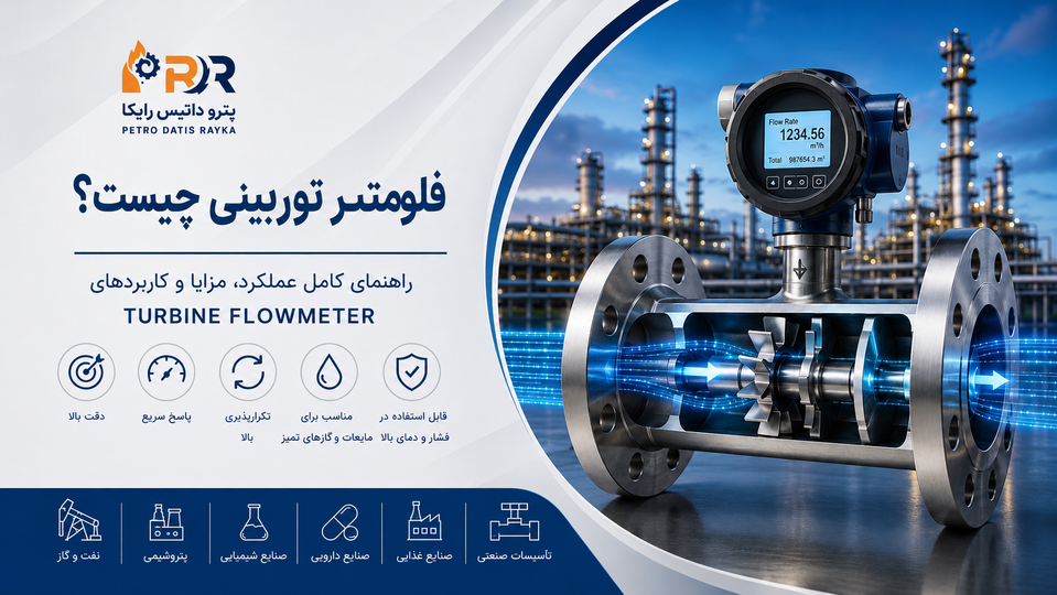 فلومتر توربینی چیست؟ راهنمای کامل Turbine Flowmeter، نحوه عملکرد، مزایا و کاربردها