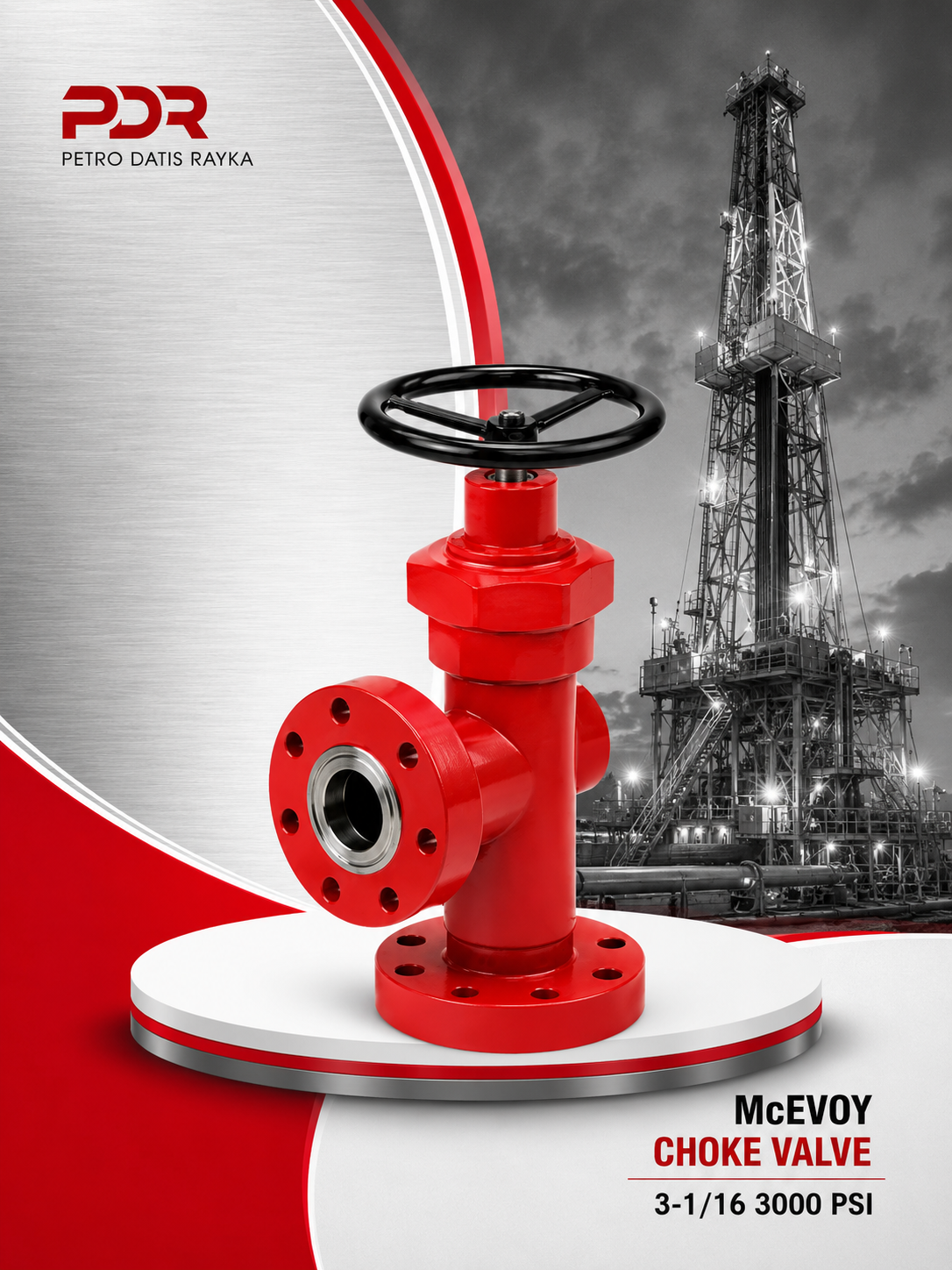 چوک ولو 1/16-3 فشار 3000 psi