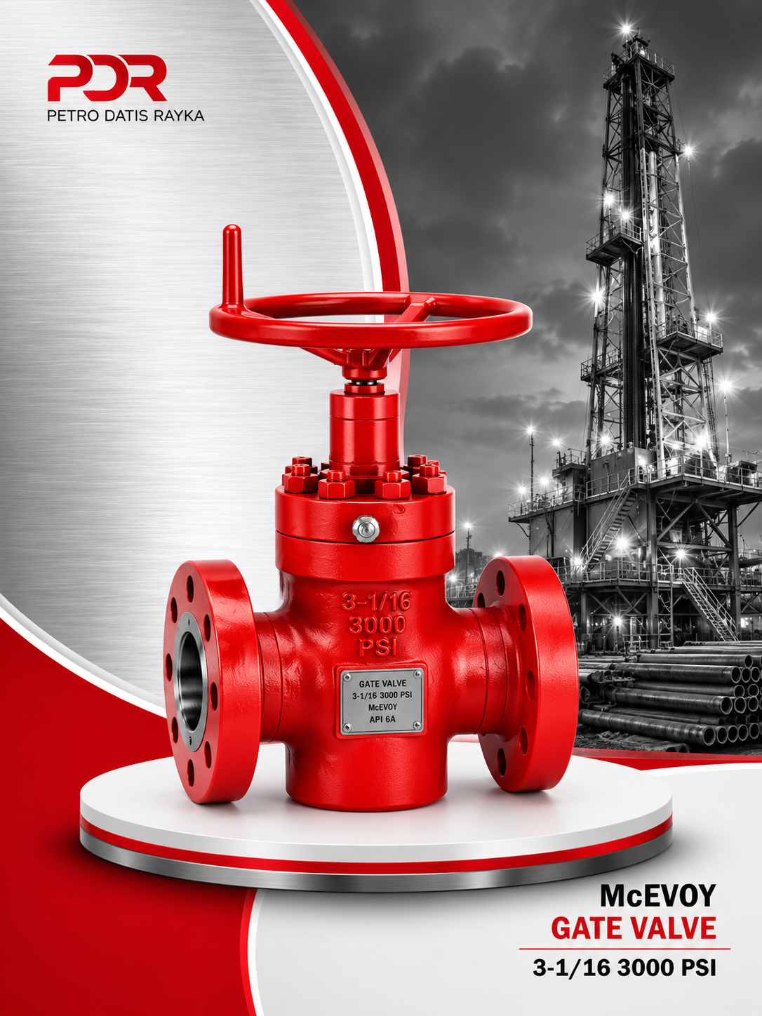 شیر کشویی 1/16-3 فشار 3000 PSI
