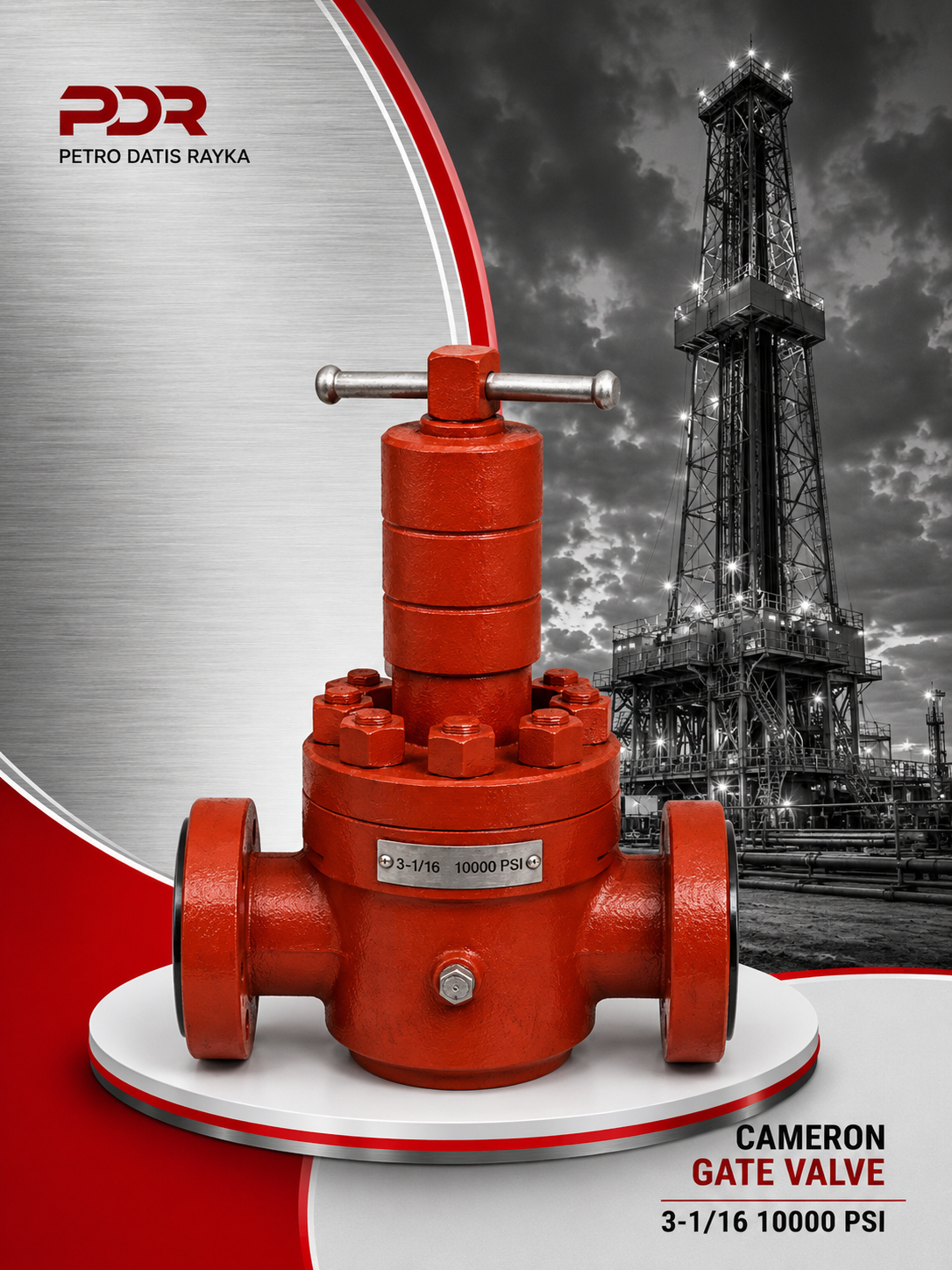 شیر کشویی 1/16-3 فشار 10000 psi