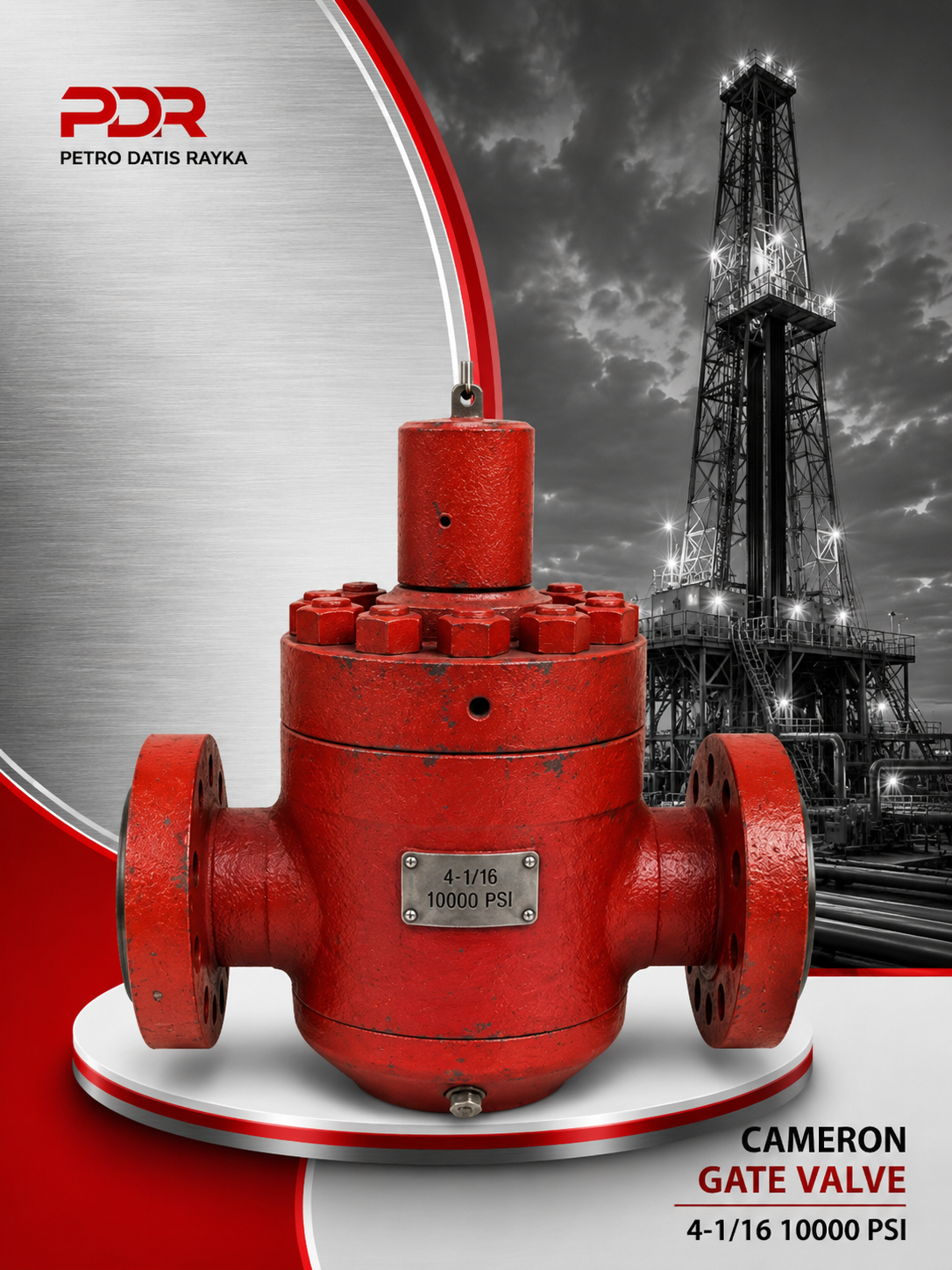 شیر کشویی 1/16-4 فشار psi 10000