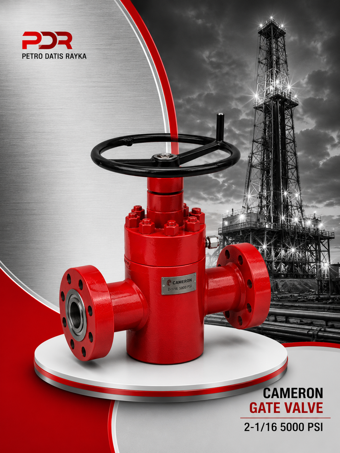 شیر کشویی 1/16-2 فشار 5000 psi