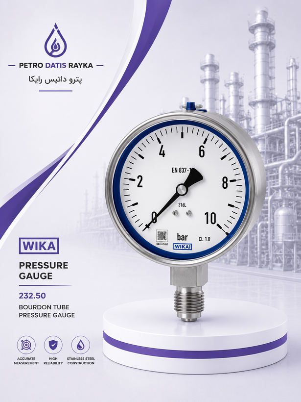پرشر گیج استیل ویکا 232.50