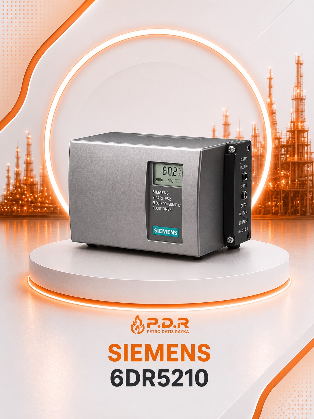 پوزیشنر  زیمنس مدل 6DR5210 فیدبک دار
