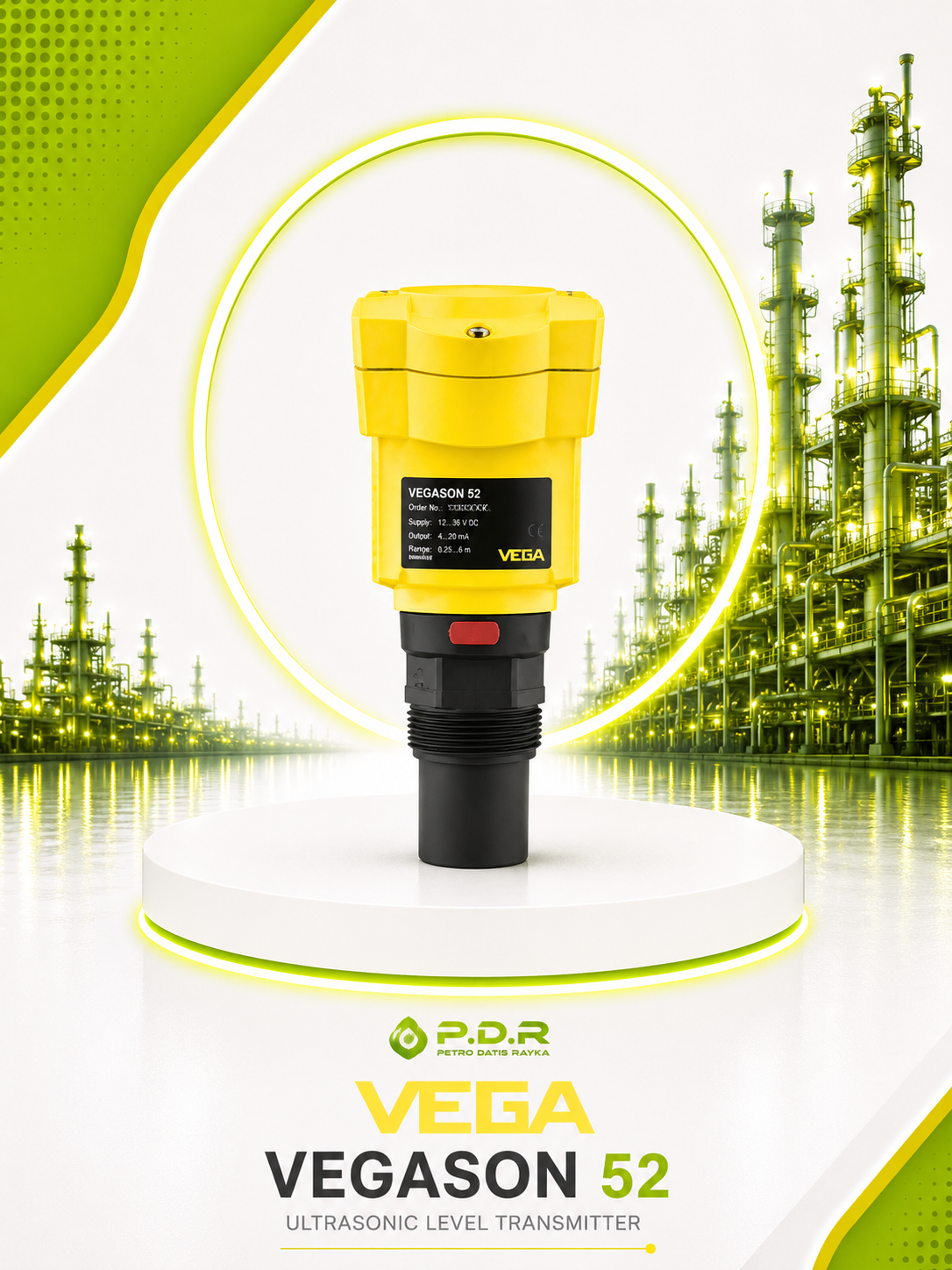 لول ترانسمیتر التراسونیک وگا مدل VEGASON 52