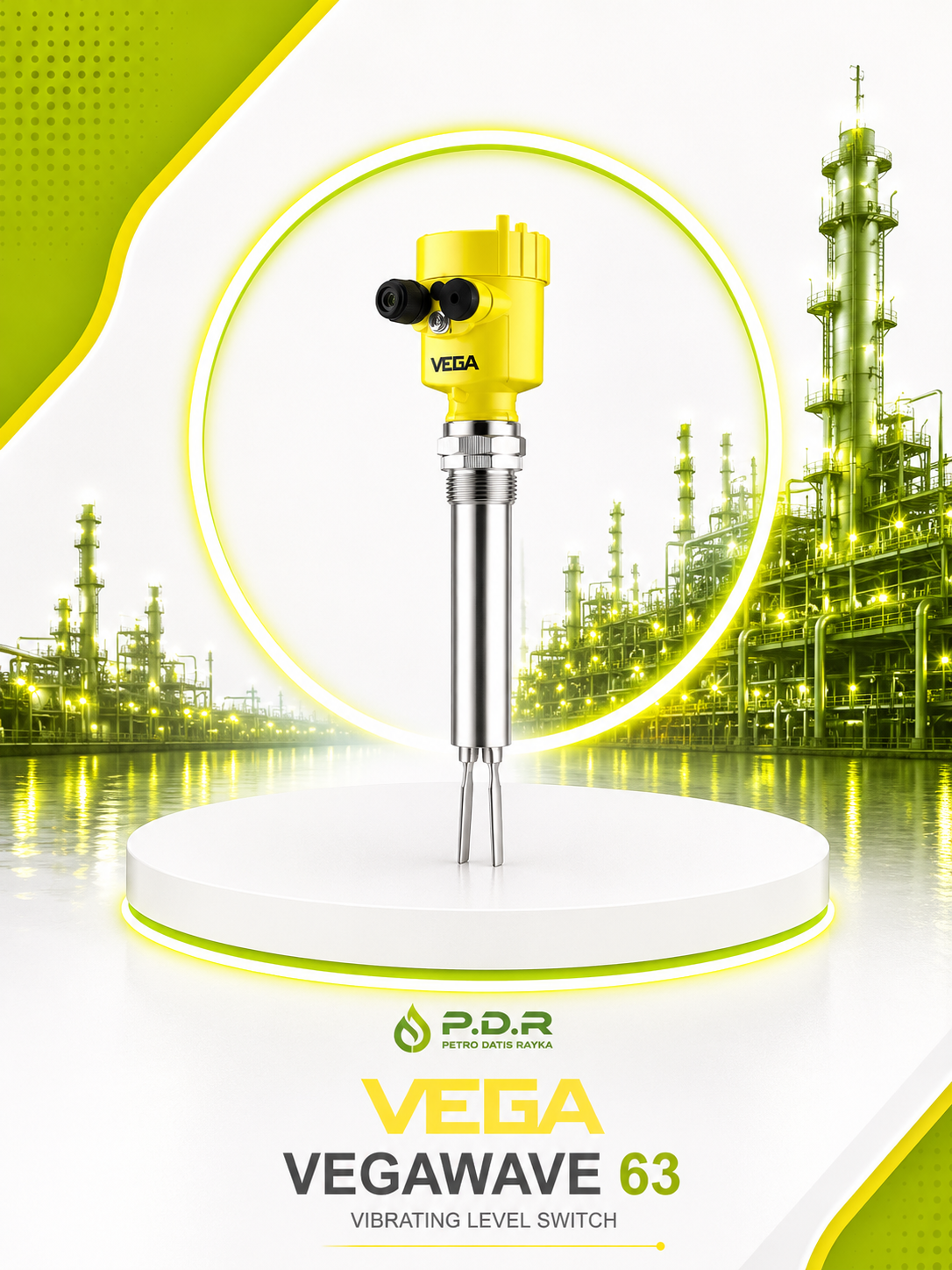 سوئیچ سطح دیاپازونی وگا مدل VEGAWAVE 63