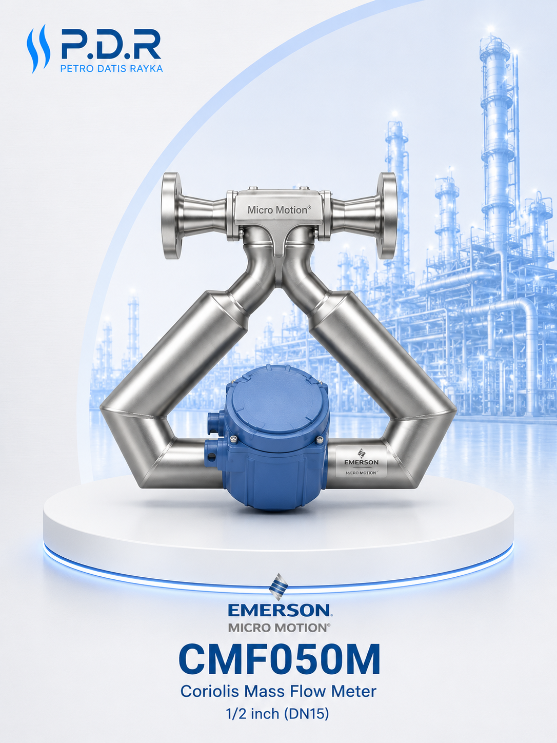 فلومتر جرمی کوریولیس میکروموشن مدل CMF050M سایز 1/2 اینچ