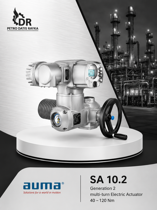 اکچویتور الکتریکی چند دور آئوما مدل Nm 120_40 Generation 2 SA 10.2