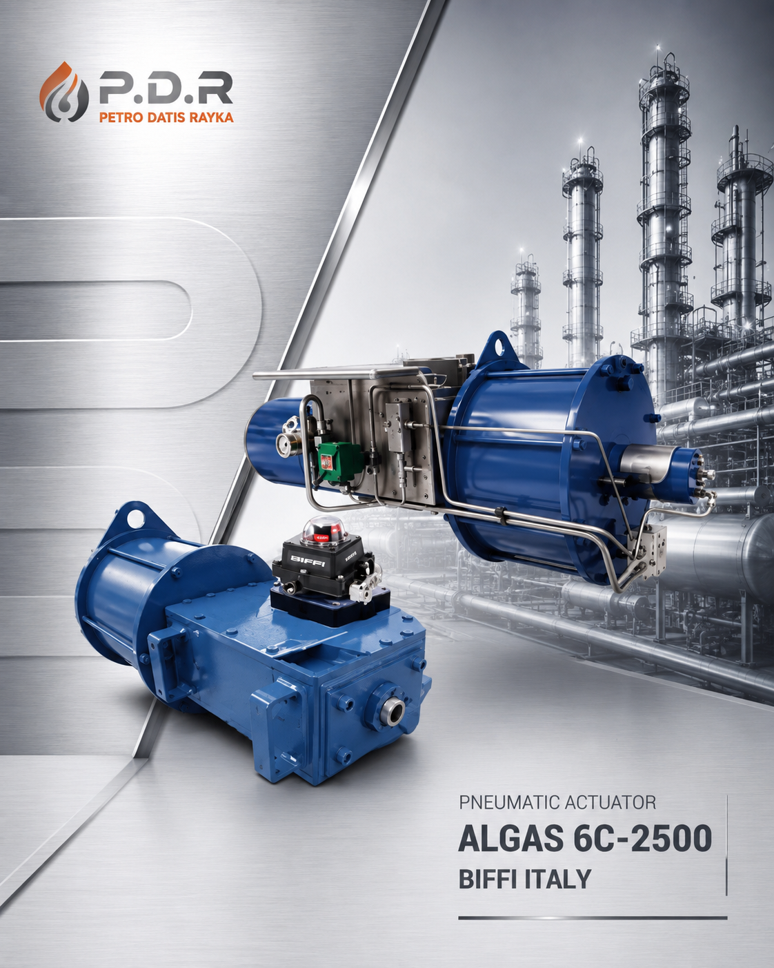 اکچویتور پنوماتیک Biffi italy مدل ALGAS 6C-2500