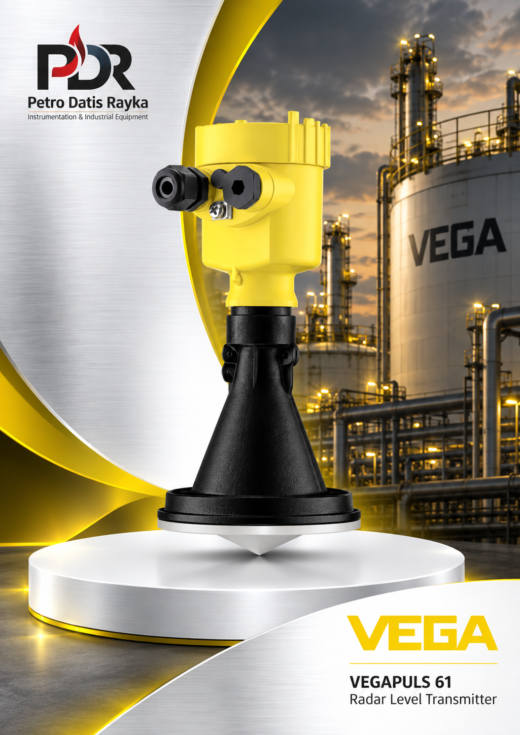 لول ترانسمیتر راداری وگا مدل VEGAPULS 61