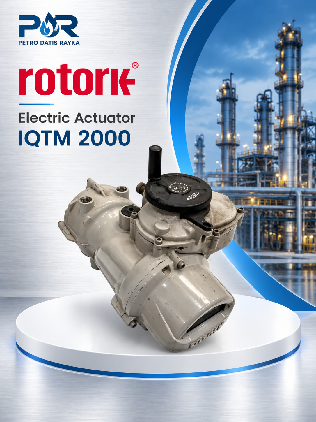 اکچویتور برقی روتورک دارای خروجی دو طرفه مدل IQTM 2000